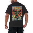 Cthulhu Lord Of Madness Vintage Comic Book Cover Men's Back Print T-Shirt Cthulhu Lord Of Madness Vintage Comic Book Cover Men's Back Print T-Shirt