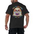 Cute 100th Day Of School 100 Days Dog Reading Book Rainbow Men's Back Print T-Shirt Cute 100th Day Of School 100 Days Dog Reading Book Rainbow Men's Back Print T-Shirt
