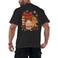 Cute Christmas Books Gingerbread Xmas Book Lover Teacher Men's Back Print T-Shirt Cute Christmas Books Gingerbread Xmas Book Lover Teacher Men's Back Print T-Shirt