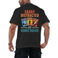 Cute Comic Book For Men Women Comic Book Collector Men's Back Print T-Shirt