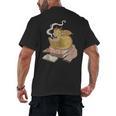 Cute Dragon Be Kind Stay Weird Read Books Men's Back Print T-Shirt Cute Dragon Be Kind Stay Weird Read Books Men's Back Print T-Shirt