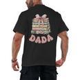 Dada Book First Chapter Birthday Family Matching Party Men's Back Print T-Shirt
