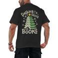 Dashing Through The Books Christmas Book Lovers Men Women Men's Back Print T-Shirt