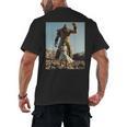 David And Goliath Bible Book Of Samuel King David Men's Back Print T-Shirt