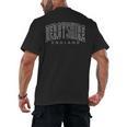Derbyshire England Literature Barely Tolerable Book Quote Men's Back Print T-Shirt