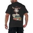 Donkey Reading Book Read Books Be Kind Stay Weird Librarian Men's Back Print T-Shirt Donkey Reading Book Read Books Be Kind Stay Weird Librarian Men's Back Print T-Shirt