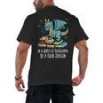 Be A Dragon Read Reading Book Librarian Men Women Kids Men's Back Print T-Shirt