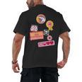 Dungeon Crawler Carl Colorful Sticker Collage LitRPG Book Men's Back Print T-Shirt Dungeon Crawler Carl Colorful Sticker Collage LitRPG Book Men's Back Print T-Shirt
