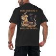 Easily Distracted By Books & Dragons Librarian Book Lover Men's Back Print T-Shirt Easily Distracted By Books & Dragons Librarian Book Lover Men's Back Print T-Shirt