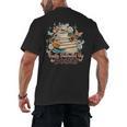Easily Distracted By Books Book Wildflowers Book Lovers Men's Back Print T-Shirt Easily Distracted By Books Book Wildflowers Book Lovers Men's Back Print T-Shirt