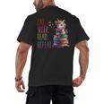 Eat Sleep Read Repeat Unicorn Read Book Reading Lovers Kids Men's Back Print T-Shirt