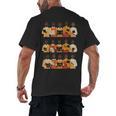 Educated Afro Women Girl Reading Book Future HBCU Grad Men's Back Print T-Shirt