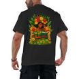Educated Women Girls Reading Book Black History Month Men's Back Print T-Shirt