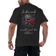 In The End We All Want The Villain Smutty Book Dark Romance Men's Back Print T-Shirt In The End We All Want The Villain Smutty Book Dark Romance Men's Back Print T-Shirt
