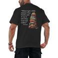 Erasmus When I Have Money I Buy Books Men's Back Print T-Shirt Erasmus When I Have Money I Buy Books Men's Back Print T-Shirt