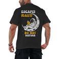 Escaped Reality Do Not Disturb Book Lover Men's Back Print T-Shirt Escaped Reality Do Not Disturb Book Lover Men's Back Print T-Shirt