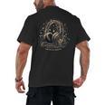 Fantasy Audiobook Voice Acting Book Lover Audiobook Men's Back Print T-Shirt