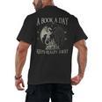 Fantasy Book Club Dragon Reader Book A Day Keep Reality Away Men's Back Print T-Shirt