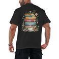 Fantasy Drama Tragedy Book Lover Subtle Watercolor Men's Back Print T-Shirt