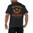Fire Breathing Bitch Queen I Will Not Be Afraid Fantasy Book Men's Back Print T-Shirt