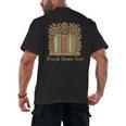 Flourish Dream Thrive Resist 84 67 Book Reading Nature Lover Men's Back Print T-Shirt