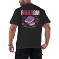 Freadom Anti Ban Books Freedom To Read Book Reading Men's Back Print T-Shirt
