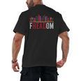 Freadom Shelf Read Reading Book Librarian Men Women Kids Men's Back Print T-Shirt