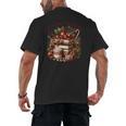 Fully Booked For Christmas Cozy Holiday Books Winter Reading Men's Back Print T-Shirt