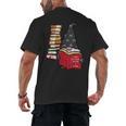 Gnome Read Reading Book Librarian Across America Women Kids Men's Back Print T-Shirt Gnome Read Reading Book Librarian Across America Women Kids Men's Back Print T-Shirt
