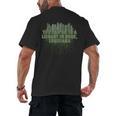 Go To a Library In Book Louisiana Pun LA Joke Baton Rouge Men's Back Print T-Shirt