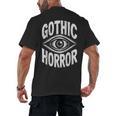 Gothic Classic Horror Thriller Book Movie Film Halloween Men's Back Print T-Shirt