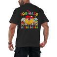 Groovy 100 Days In The Books Reading 100th Day Of School Men's Back Print T-Shirt Groovy 100 Days In The Books Reading 100th Day Of School Men's Back Print T-Shirt