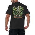 Groovy It's Good Luck To Read St Patrick's Day Book Lucky Men's Back Print T-Shirt Groovy It's Good Luck To Read St Patrick's Day Book Lucky Men's Back Print T-Shirt