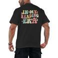Groovy In My Reading Era Read Book Reader Reading Men's Back Print T-Shirt Groovy In My Reading Era Read Book Reader Reading Men's Back Print T-Shirt