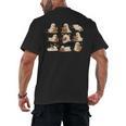 Halloween Ghost Book Lover Men's Back Print T-Shirt Halloween Ghost Book Lover Men's Back Print T-Shirt