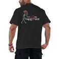 This Is My Happy Face List Christmas Introvert Men's Back Print T-Shirt This Is My Happy Face List Christmas Introvert Men's Back Print T-Shirt