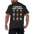 I Can Do Hard Things Children's Book Characters Men's Back Print T-Shirt