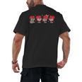 Heart Reading Books Valentine Teacher Library Book Lover Men's Back Print T-Shirt Heart Reading Books Valentine Teacher Library Book Lover Men's Back Print T-Shirt