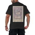 Hockey Romance Tarot Card Books Reader Cozy Reading Men's Back Print T-Shirt Hockey Romance Tarot Card Books Reader Cozy Reading Men's Back Print T-Shirt