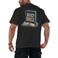 Holy Book Costume For Jesus And Bible Lovers Men's Back Print T-Shirt