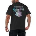 Id Rather Be Reading Book Librarian Men Women Kids Men's Back Print T-Shirt