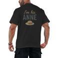 I'm His Anne Romantic Book Lover Vintage Men's Back Print T-Shirt I'm His Anne Romantic Book Lover Vintage Men's Back Print T-Shirt