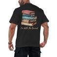 I'm With The Banned Read Banned Books Bookworm Men Women Men's Back Print T-Shirt