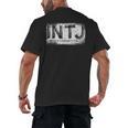 INTJ Personality Type Introvert INTJ Men's Back Print T-Shirt INTJ Personality Type Introvert INTJ Men's Back Print T-Shirt