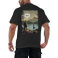 Introvert Bigfoot Sasquatch Loch Ness Monster Bruh Men's Back Print T-Shirt Introvert Bigfoot Sasquatch Loch Ness Monster Bruh Men's Back Print T-Shirt