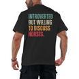 Introvert Cute Horse Lover Horse Riding Equestrian Men's Back Print T-Shirt Introvert Cute Horse Lover Horse Riding Equestrian Men's Back Print T-Shirt