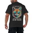 Introvert Joke For Introversion Personality Pity Party Men's Back Print T-Shirt