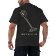 Introvert Metal Detector Hobbyist Quiet Detectorist Men's Back Print T-Shirt Introvert Metal Detector Hobbyist Quiet Detectorist Men's Back Print T-Shirt