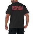 Introverted But Willing To Discuss Climate Change Men's Back Print T-Shirt