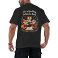Its A Good Day To Read Book Cute Fox Sloth Owl Novel Reading Men's Back Print T-Shirt Its A Good Day To Read Book Cute Fox Sloth Owl Novel Reading Men's Back Print T-Shirt